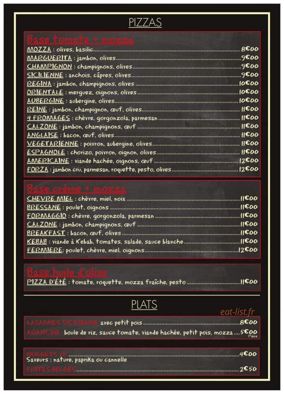 La Cuisine en Mouvement — carte page 2