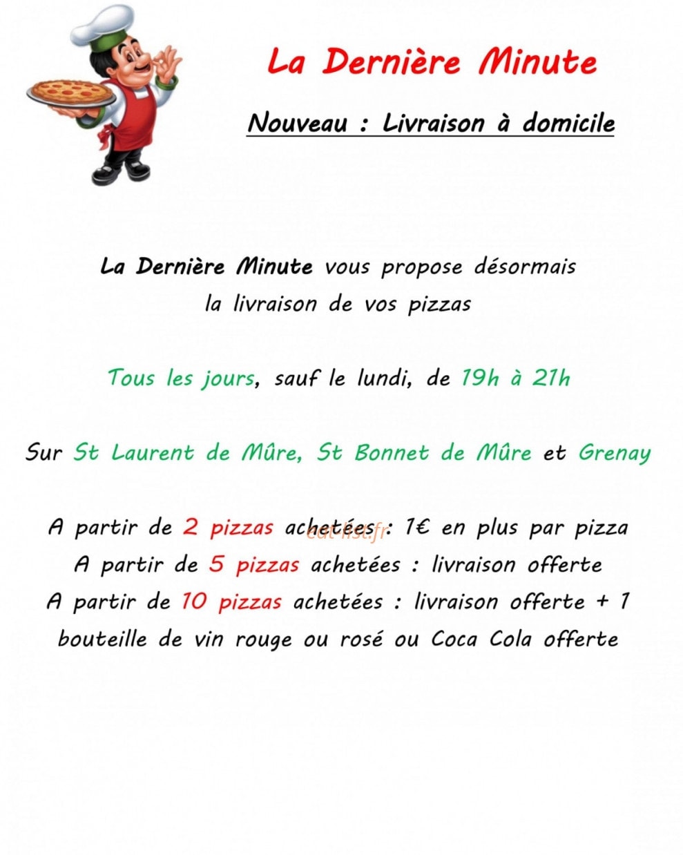 La Dernière Minute — carte page 2