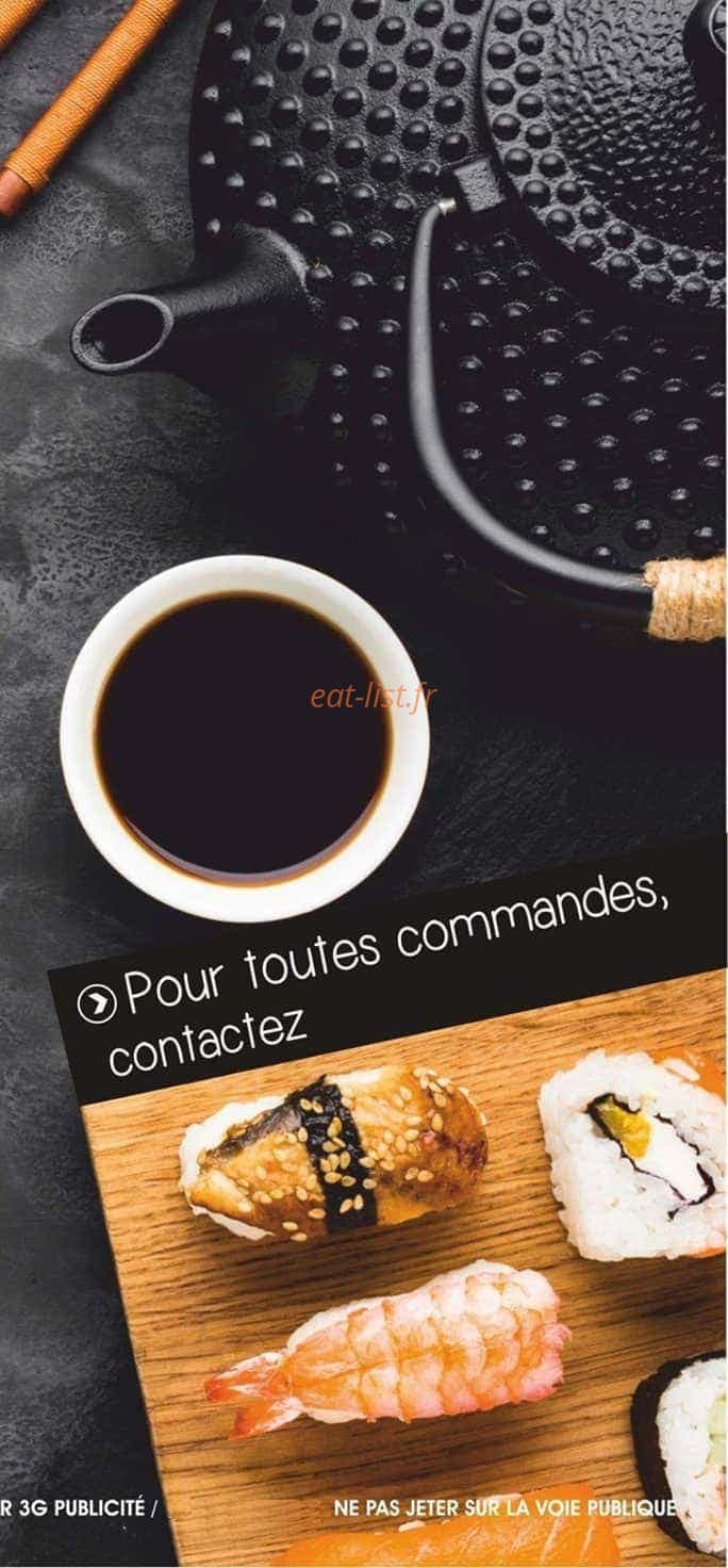 La Détente Sushi — carte page 3