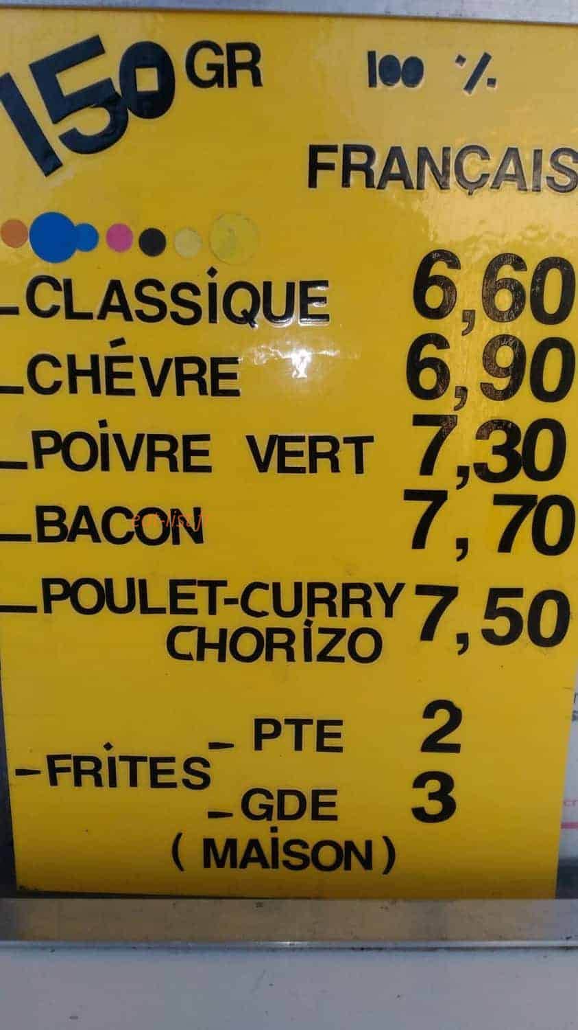 La diligence des saveurs — carte page 5