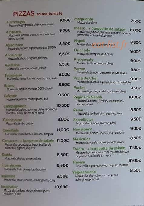 La Dolce Rita — carte page 1