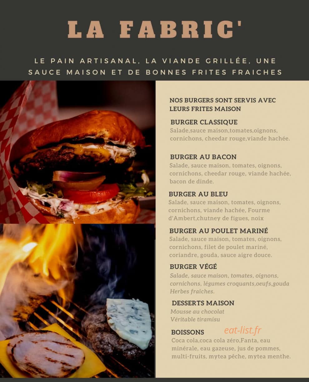 La Fabric' — carte page 1
