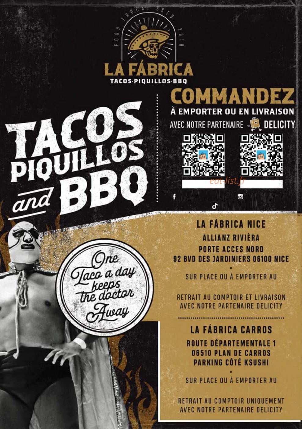 La Fábrica — carte page 1