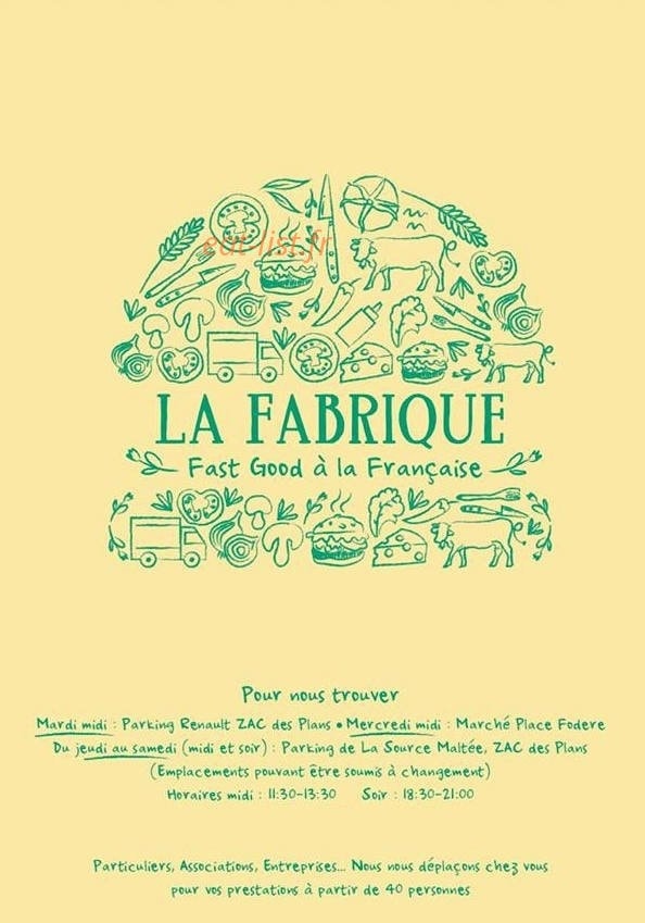 La Fabrique — carte page 1