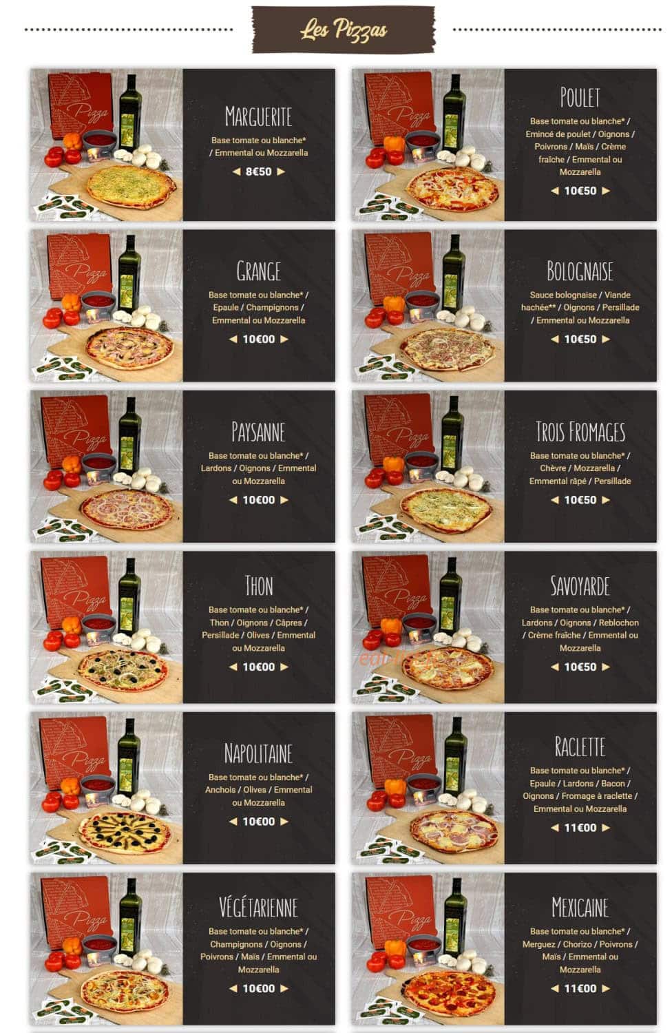 La Flambée Bruno — carte page 2