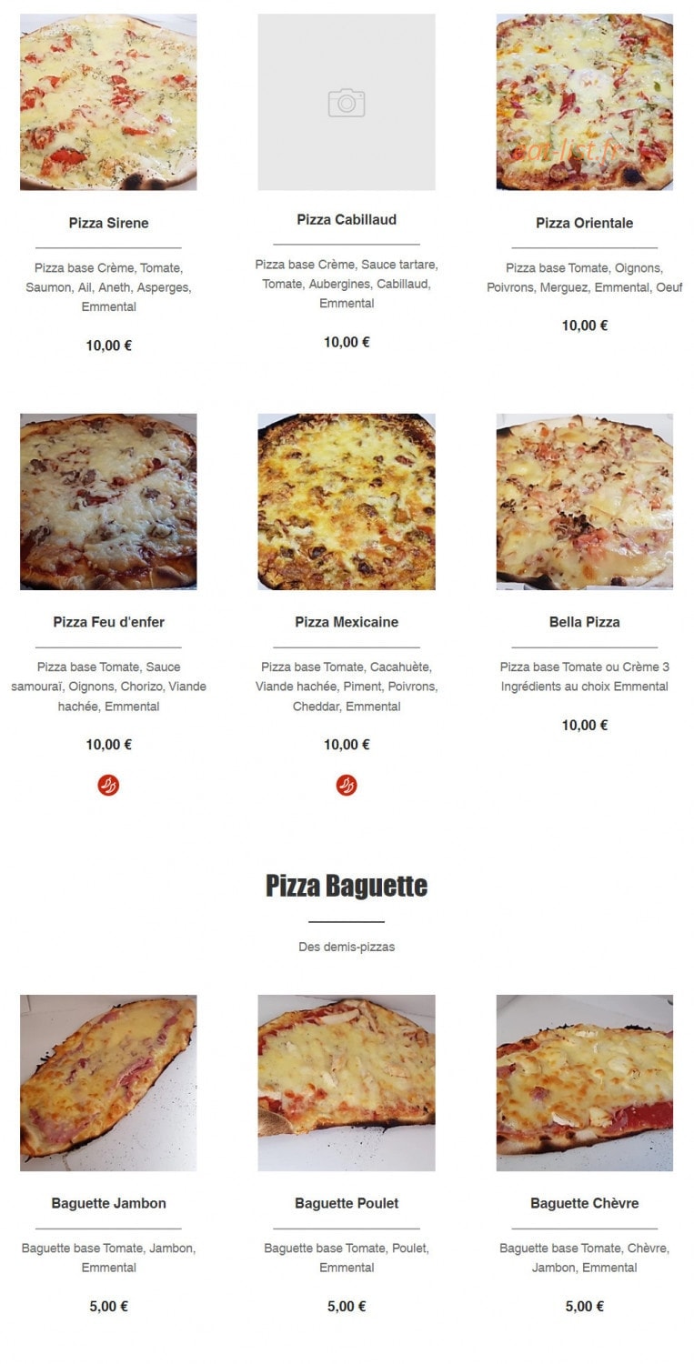 La Fringale — carte page 3