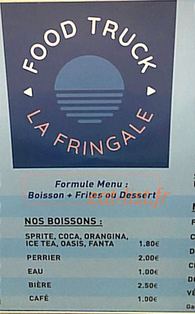 La Fringale — carte page 1