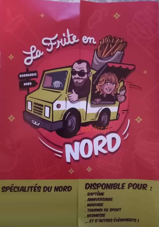 La Frite En Nord — carte page 1