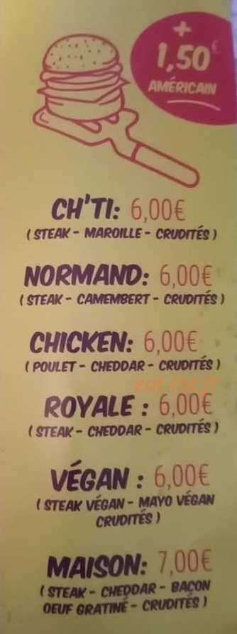 La Frite En Nord — carte page 4