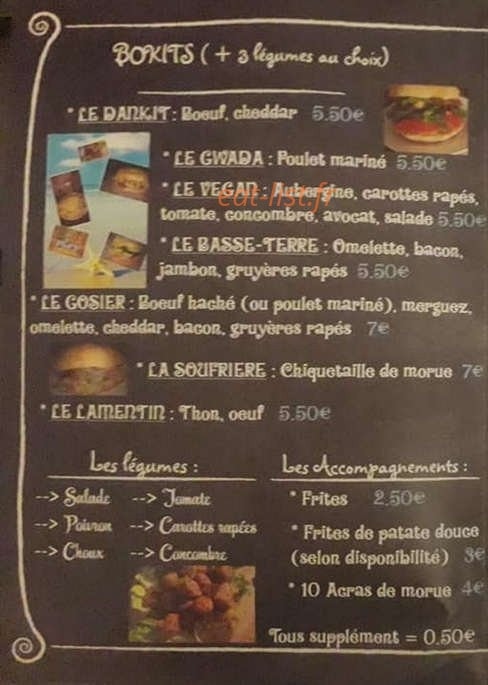 La Friterie Retro — carte page 2
