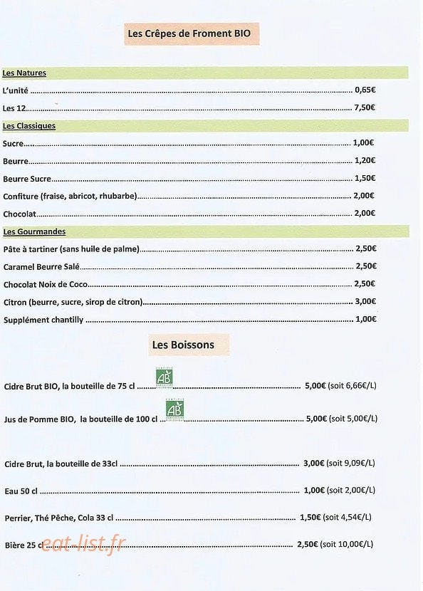 La Galet'rit — carte page 2