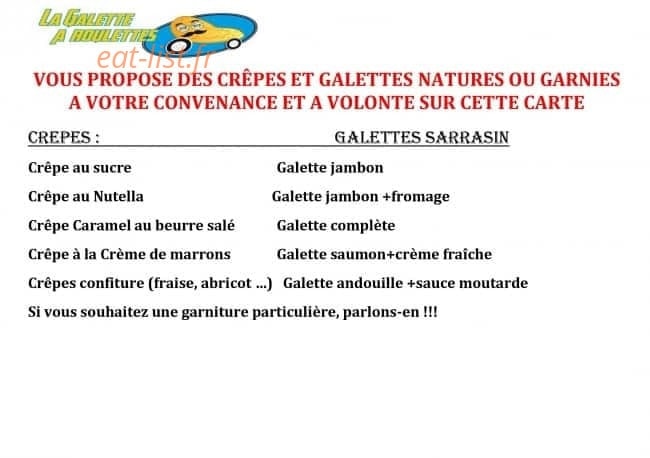 La galette a roulettes — carte page 1