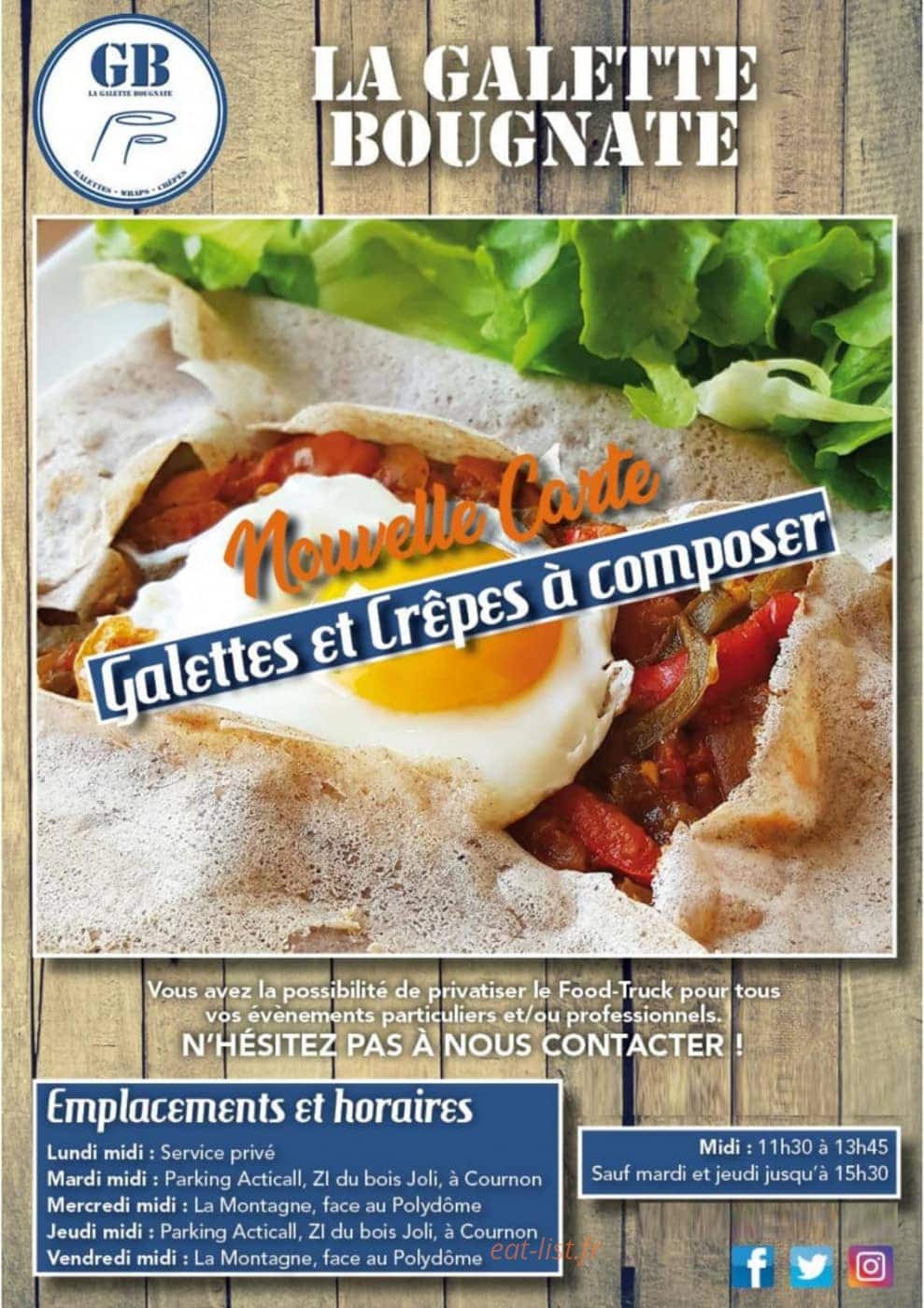 La galette Bougnate — carte page 1