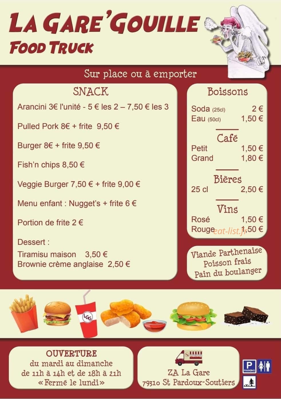 La Gare'Gouille — carte page 1