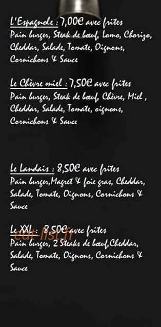 La grignotte snack — carte page 2
