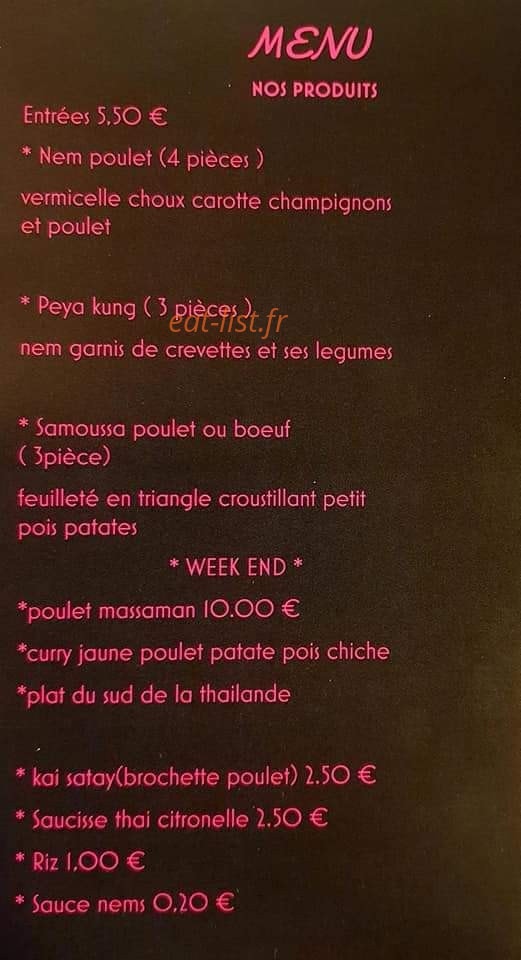 La K'bane thaï — carte page 1