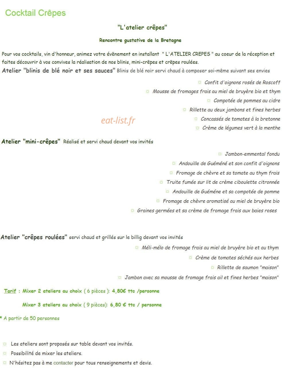 La Karrigell — carte page 6