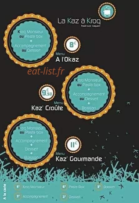 La Kaz A Kroq — carte page 1