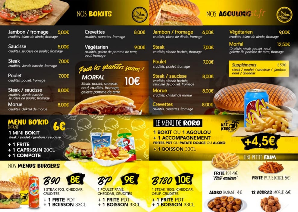 La Kaz'à Roro — carte page 2