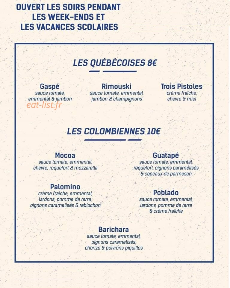 La Lancha — carte page 1