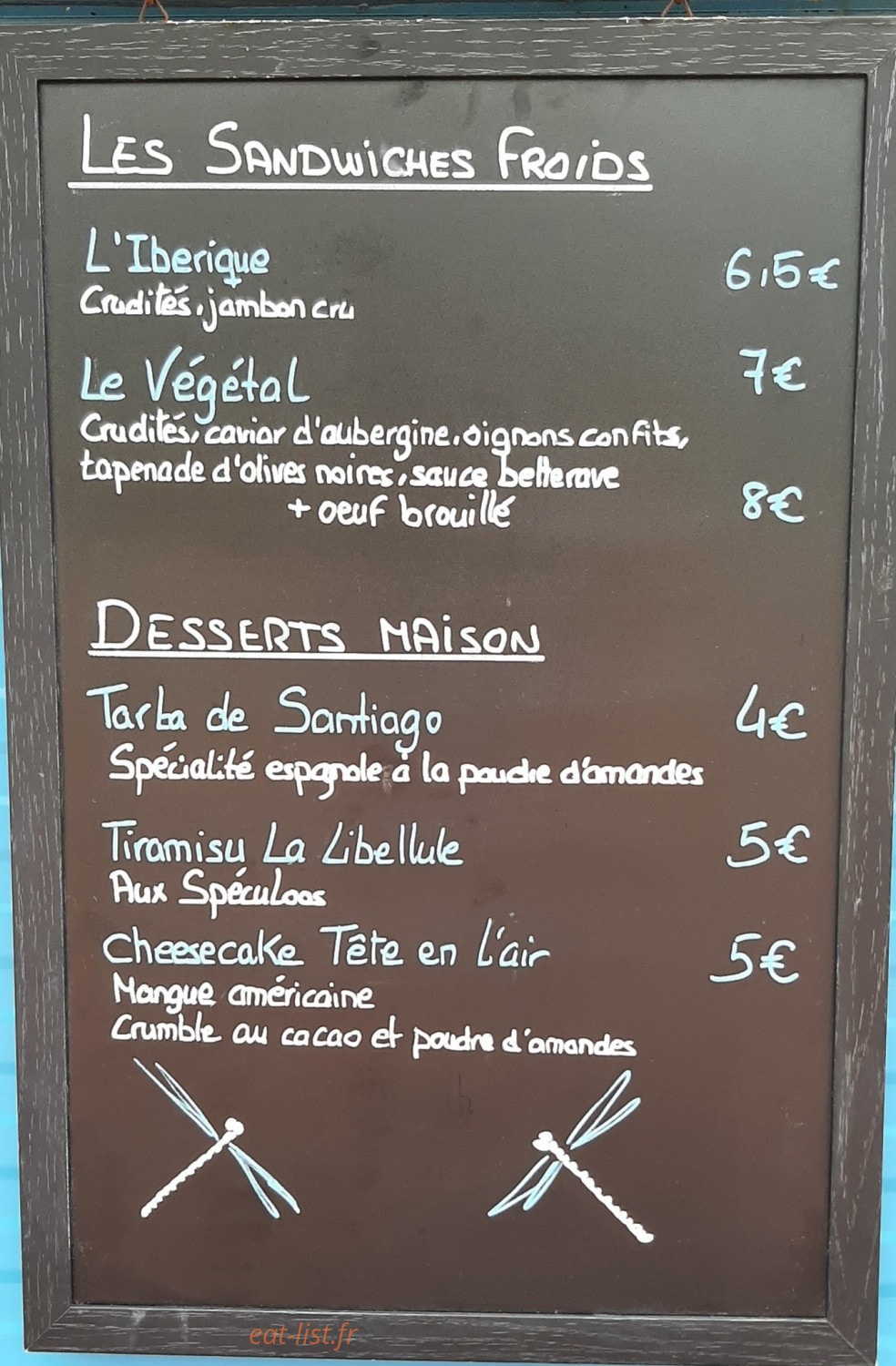 La Libellule Qui Roule — carte page 2