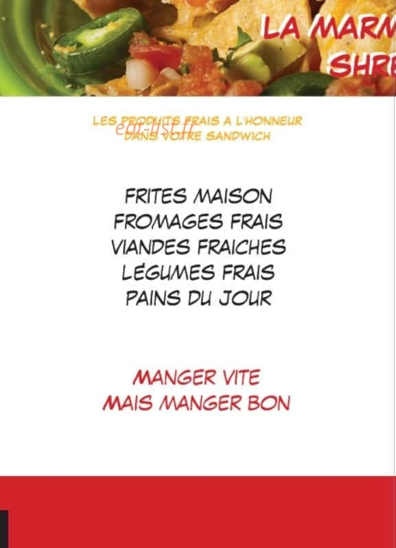 La Marmite Des Shrek's — carte page 3