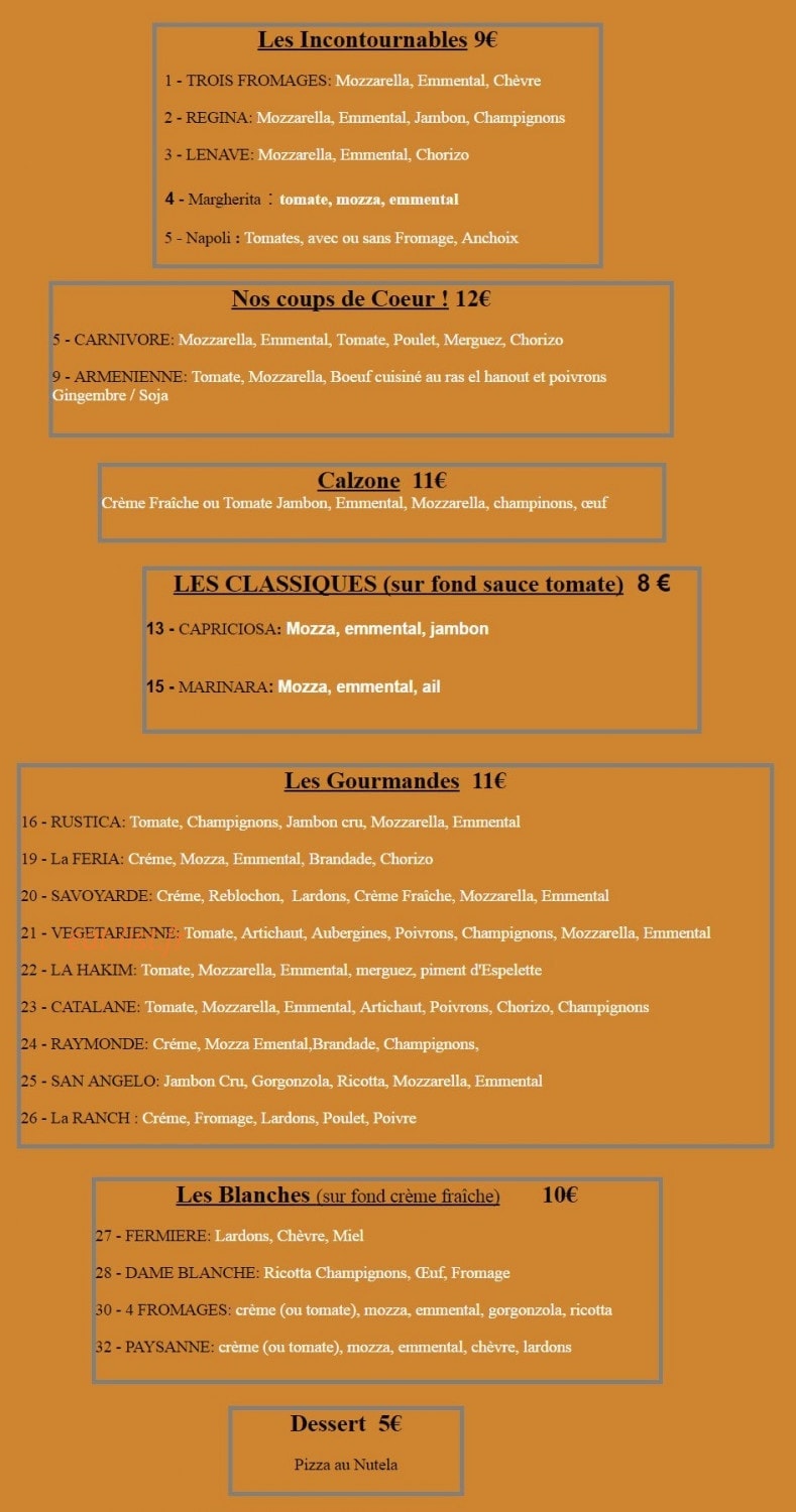 La Mia Casetta — carte page 1