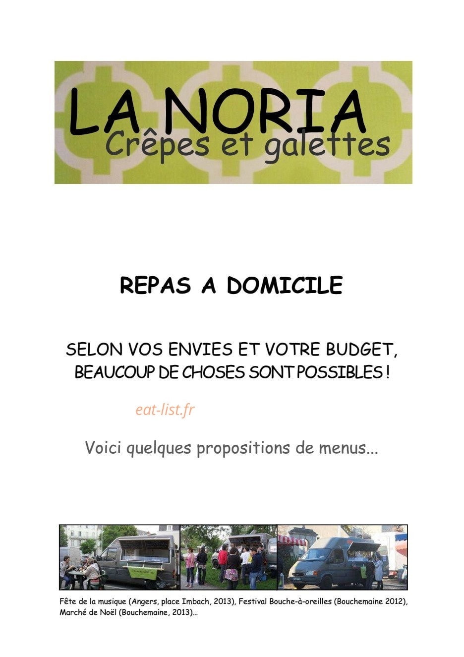 La noria — carte page 1