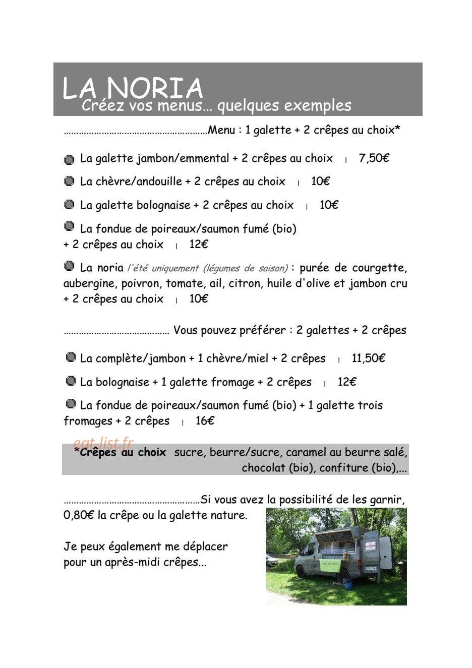 La noria — carte page 2