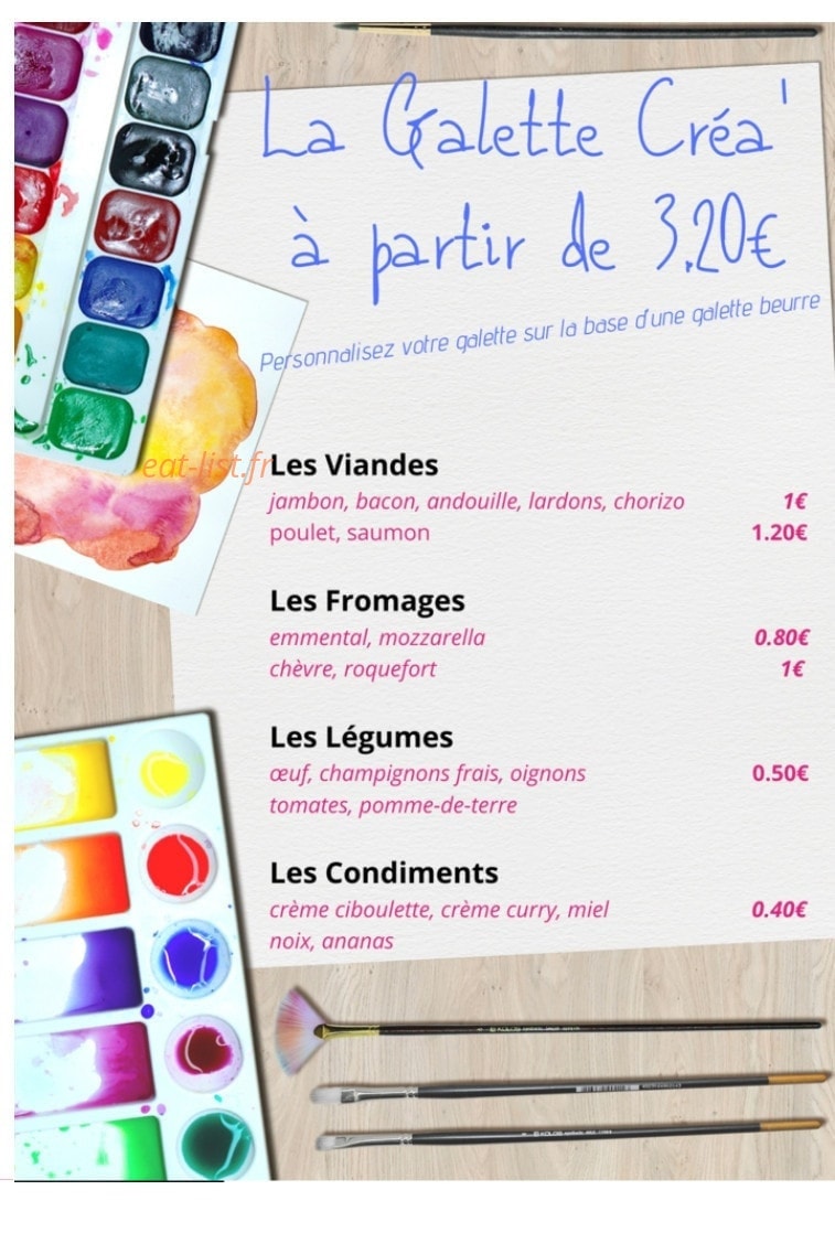 La p'tite crêperie d'hélitia — carte page 3