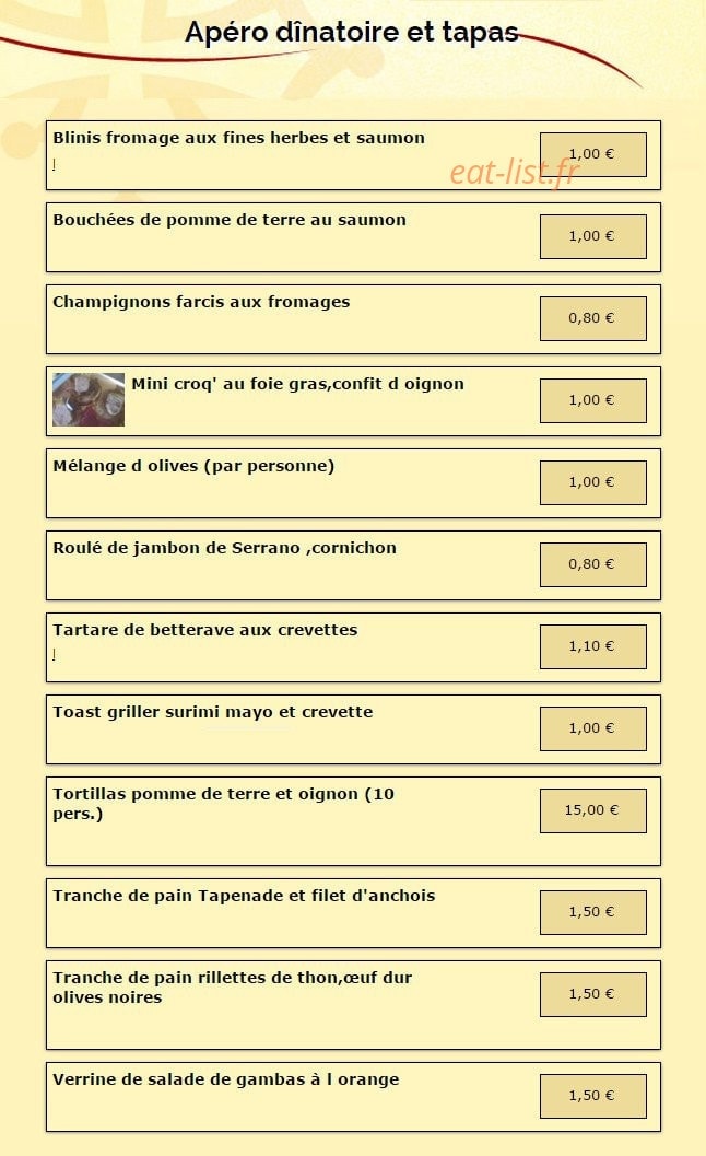 La Padeno — carte page 2