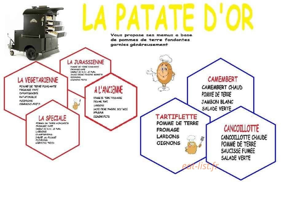 La Patate D'or 21 — carte page 1