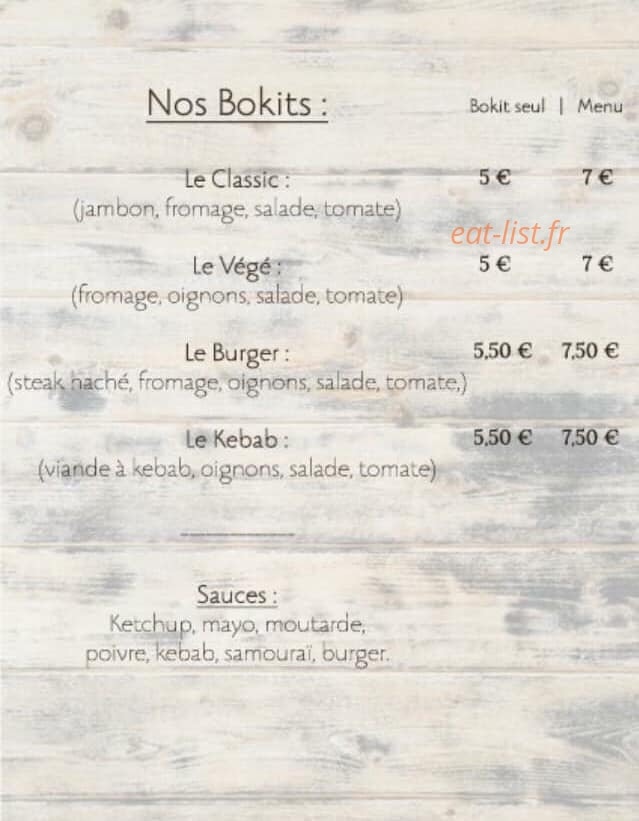 La Pause Gourmande — carte page 2