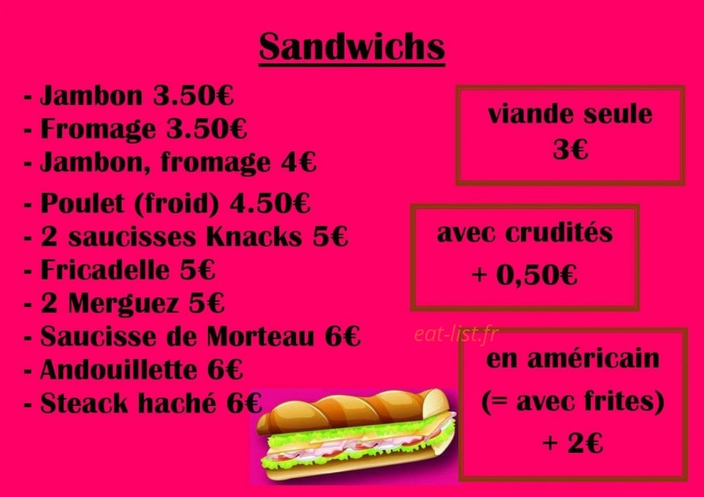 La pause gourmande — carte page 2