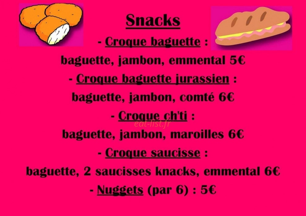La pause gourmande — carte page 3