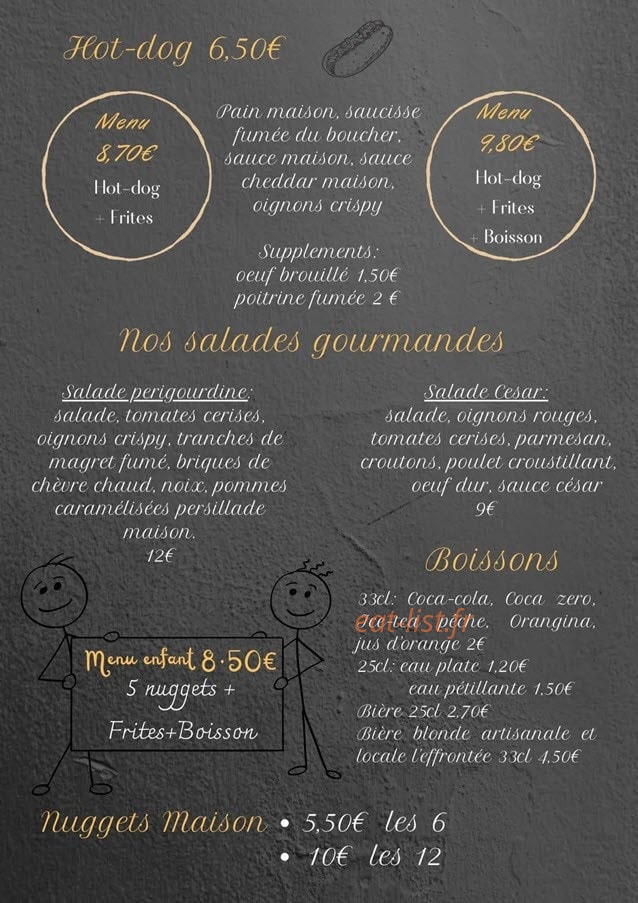 La Pause Gourmande — carte page 3