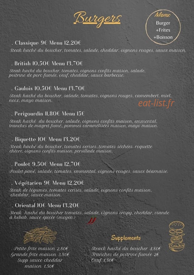 La Pause Gourmande — carte page 2