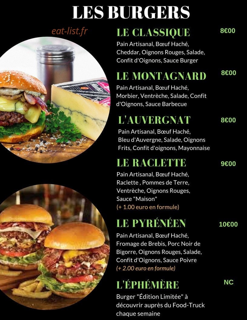 La Pause Pyrénéenne — carte page 2