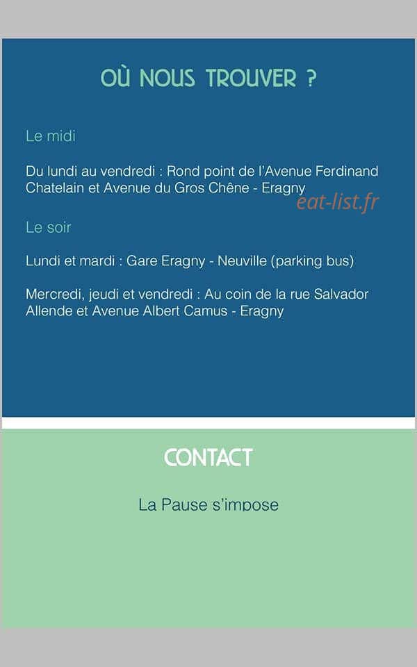 La Pause s'impose — carte page 4