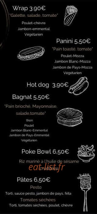 La Pause — carte page 3