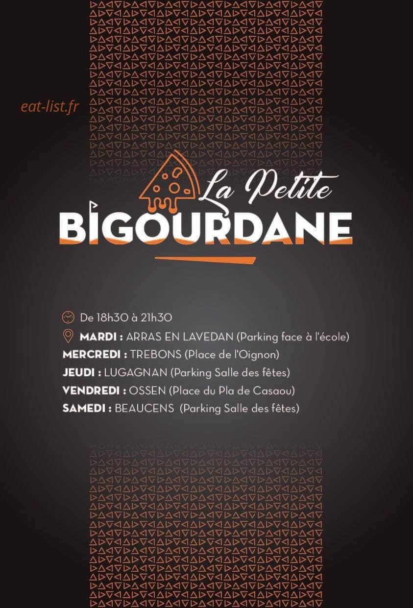 La Petite Bigourdane — carte page 1