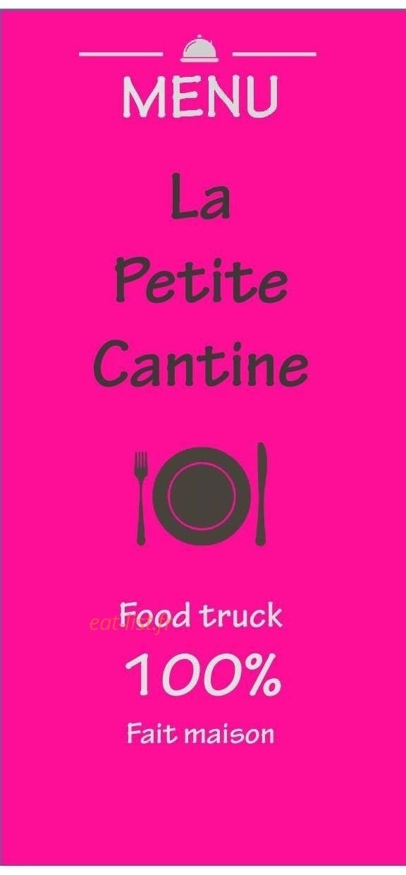 La Petite Cantine — carte page 1