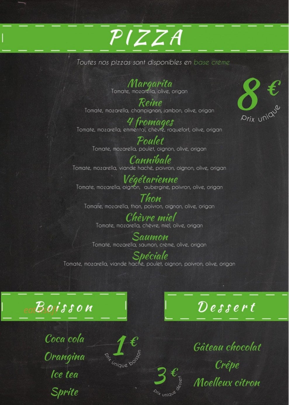 La Piadina — carte page 2