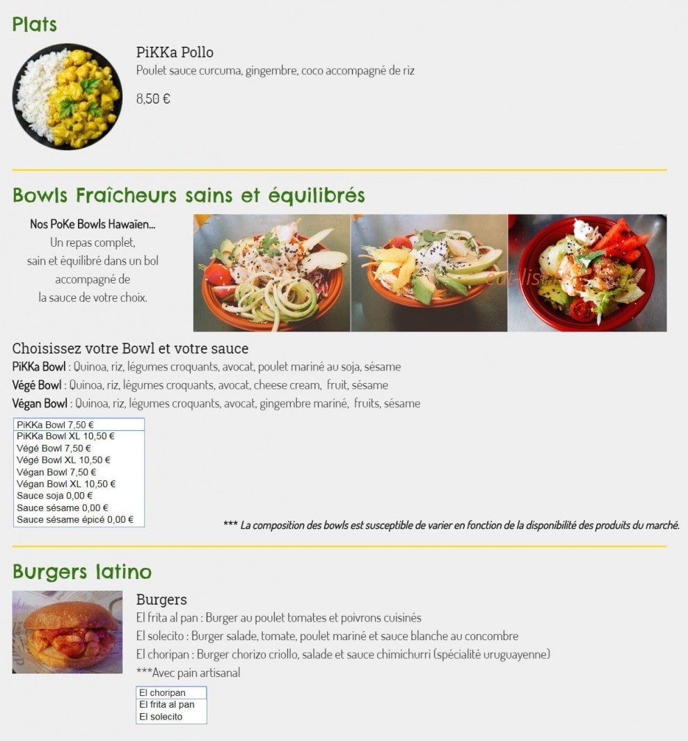La picada loca — carte page 2