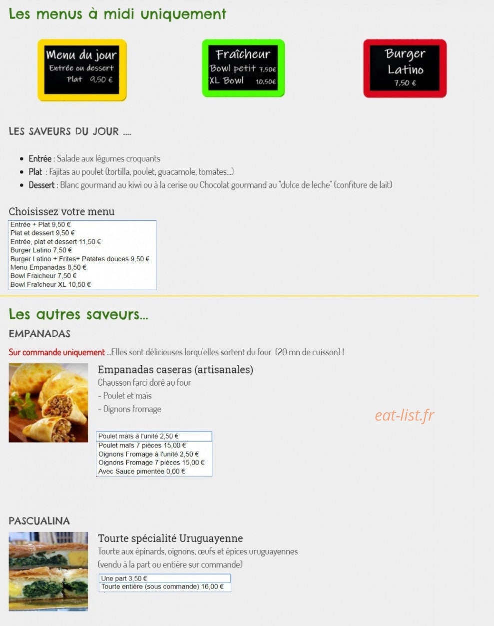 La picada loca — carte page 1