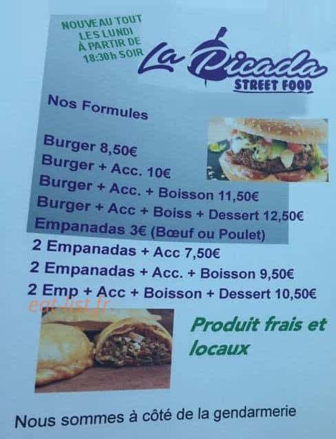 La Picada — carte page 1