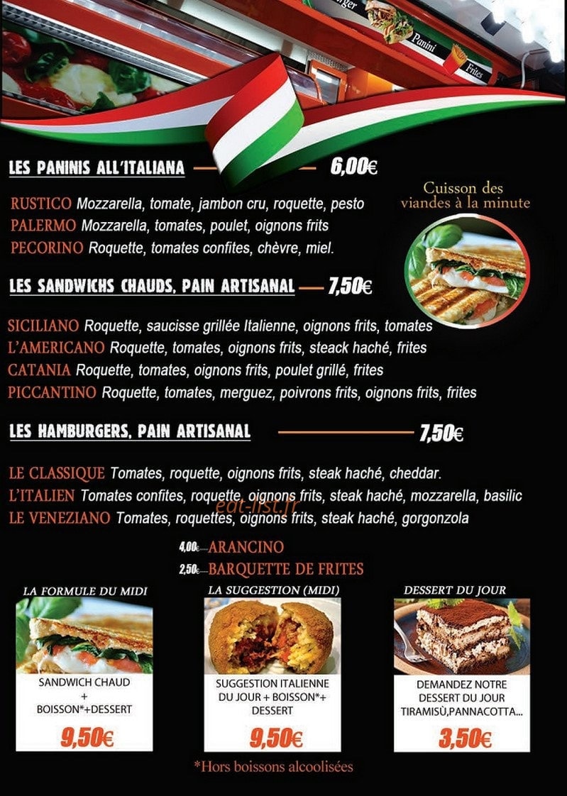 La Piccola Palermo — carte page 2