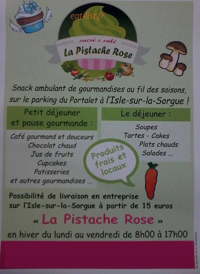 La pistache Rose — carte page 2