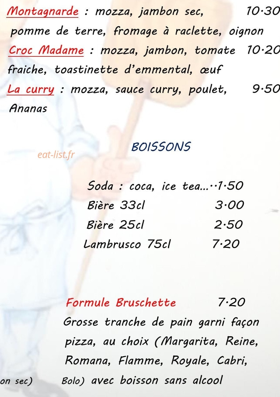 La Pizz'à Jess — carte page 4