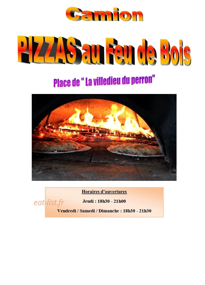 La Pizza Au Feu De Bois — carte page 1